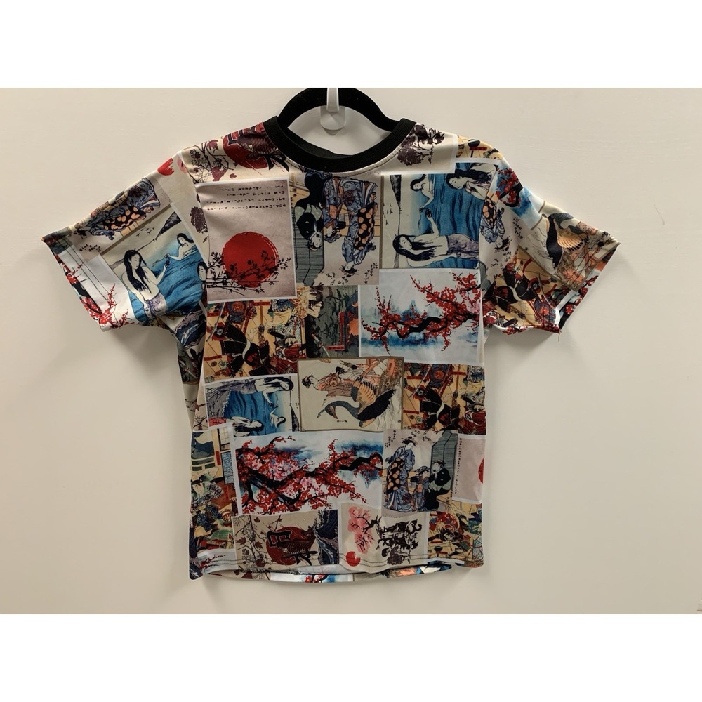 Fresh Prints Of Tokyo By Drill Clothing Co T-Shirt Small Japanese Allover
